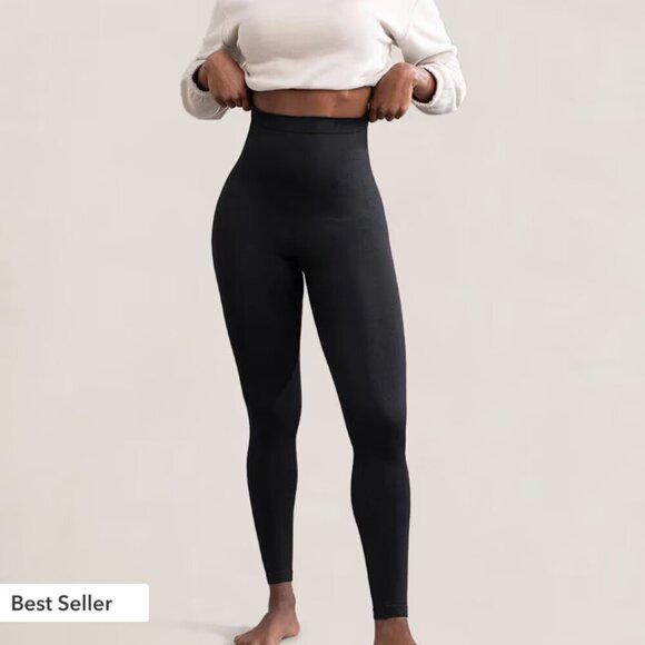 Shapermint High Waisted Shaping Leggings Size XL Black NWT - Picture 2 of 5